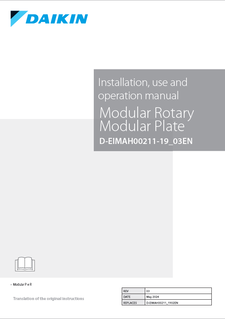 D-AHU Modular P.D-AHU Modular R_Installation.Operation.Maintenance manual_D-EIMAH00211-19_03_English download
